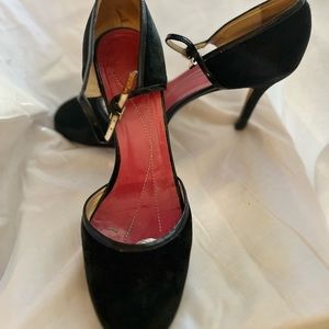Kate Spade black suede shoes Size 8